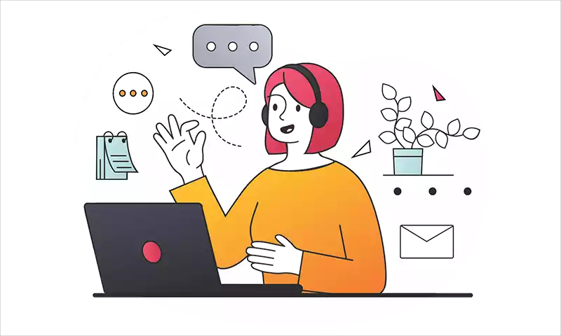 Contact illustration